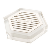 Rosseto Honeycomb™ Acrylic Drip Tray with Stainless Steel Insert